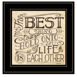 Each Other 3 Black Framed Print Wall Art - Homeroots - Flyclothing LLC