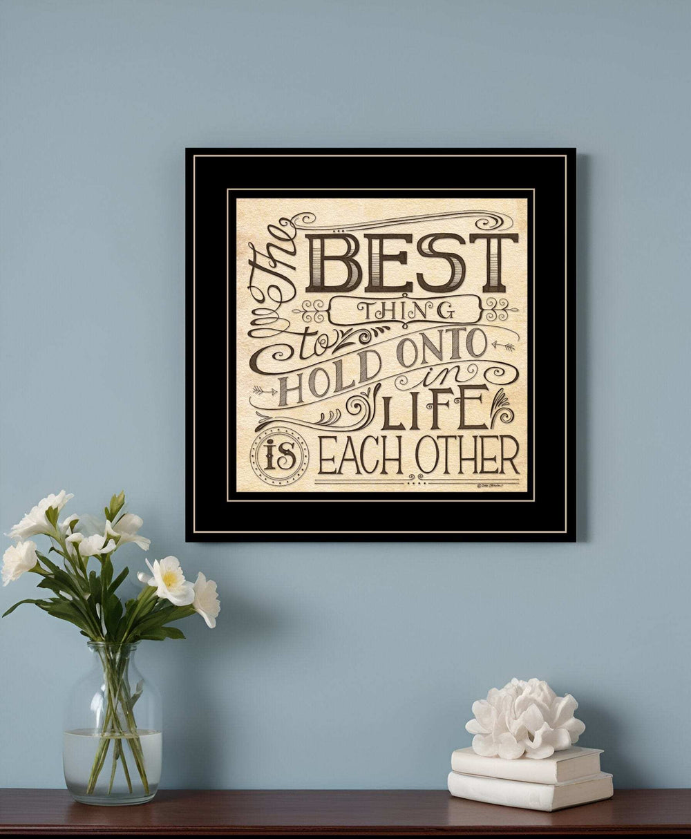 Each Other 3 Black Framed Print Wall Art - Homeroots - Flyclothing LLC