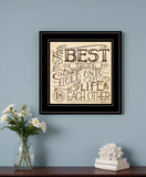 Each Other 3 Black Framed Print Wall Art - Homeroots - Flyclothing LLC