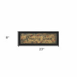 Amazing Grace Floral Black Framed Print Wall Art - Homeroots - Flyclothing LLC
