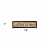 God Bless Our Home 1 Black Framed Print Wall Art - Homeroots - Flyclothing LLC