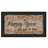 Amazing Grace 2 Black Framed Print Wall Art - Homeroots - Flyclothing LLC