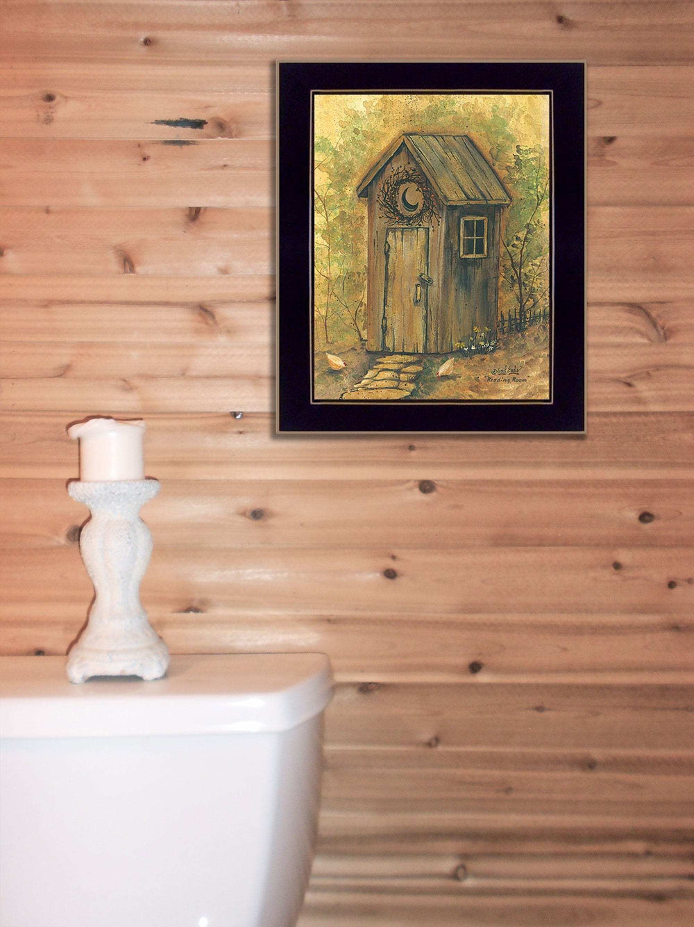 Reading Room 2 Black Framed Print Wall Art - Homeroots - Flyclothing LLC