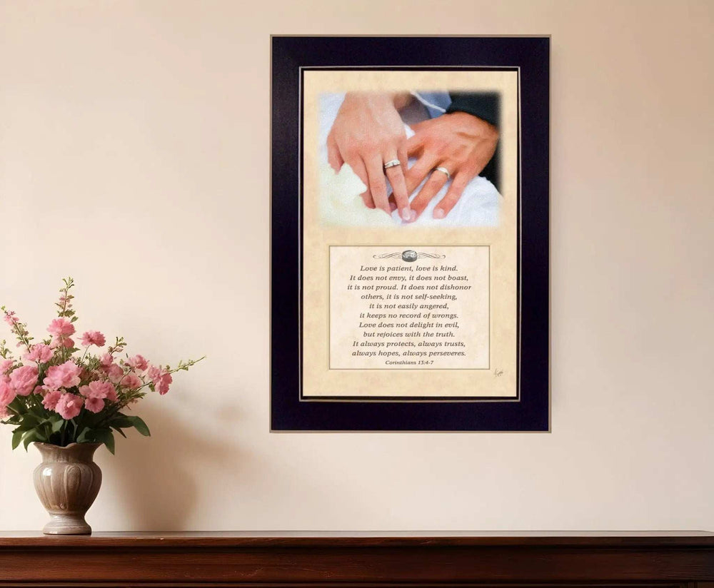 Love 2 Black Framed Print Wall Art - Homeroots - Flyclothing LLC