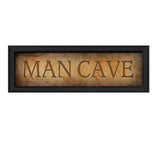 Man Cave 2 Black Framed Print Wall Art - Homeroots - Flyclothing LLC