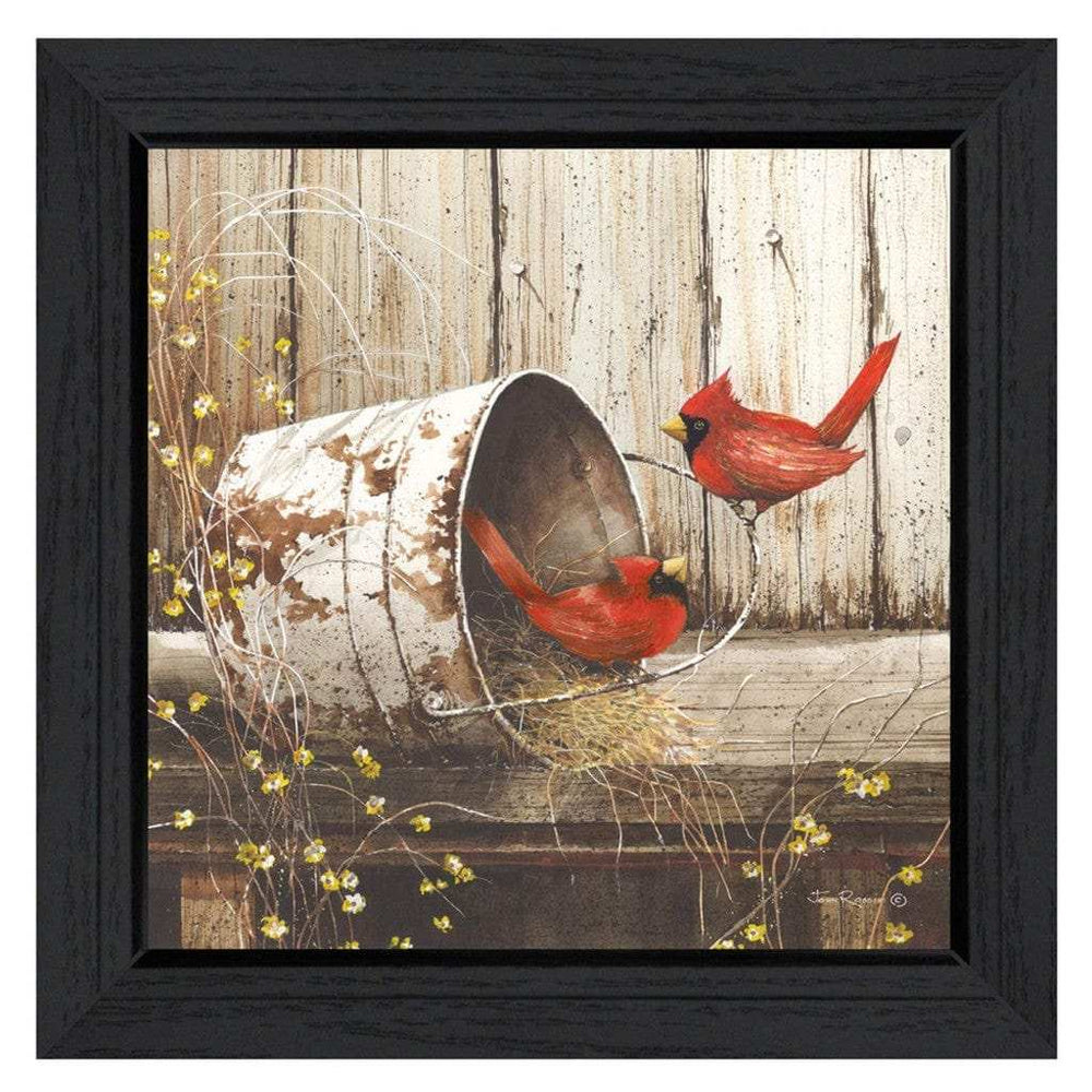 Playing Around 1 Black Framed Print Wall Art - Homeroots - Flyclothing LLC