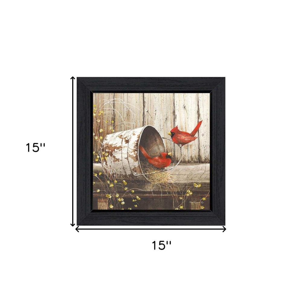 Playing Around 1 Black Framed Print Wall Art - Homeroots - Flyclothing LLC