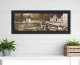Lounging Black Framed Print Wall Art - Homeroots - Flyclothing LLC