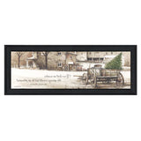Winter Black Framed Print Wall Art - Homeroots - Flyclothing LLC