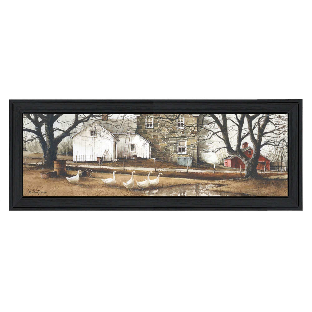Puddle Jumpers 1 Black Framed Print Wall Art - Homeroots - Flyclothing LLC