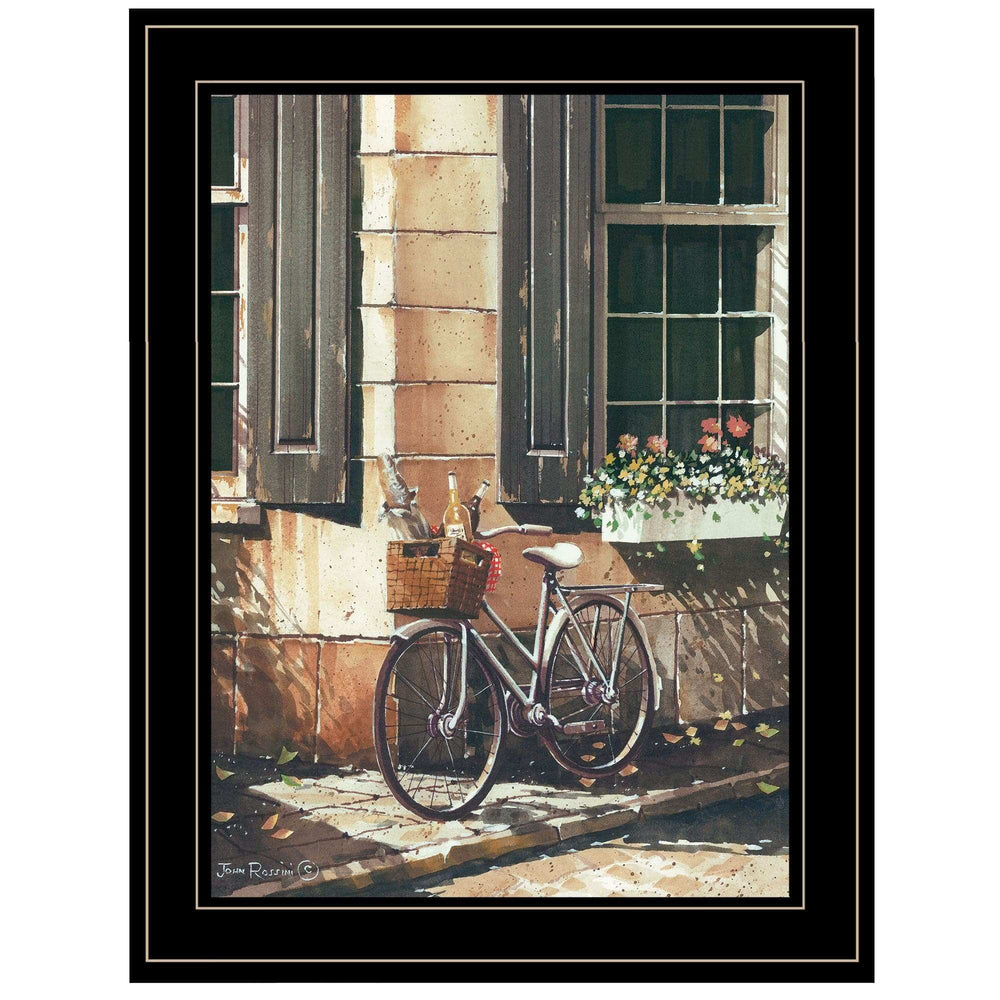 Picnic Getaway 2 Black Framed Print Wall Art - Homeroots - Flyclothing LLC