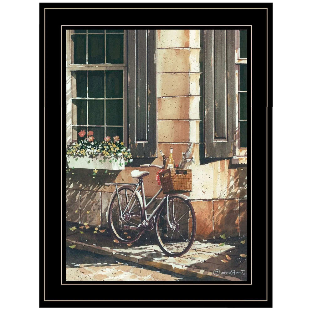 Picnic Getaway 2 Black Framed Print Wall Art - Homeroots - Flyclothing LLC