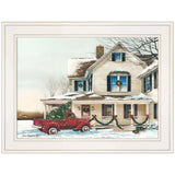 Preparing for Christmas 1 White Framed Print Wall Art - Homeroots - Flyclothing LLC