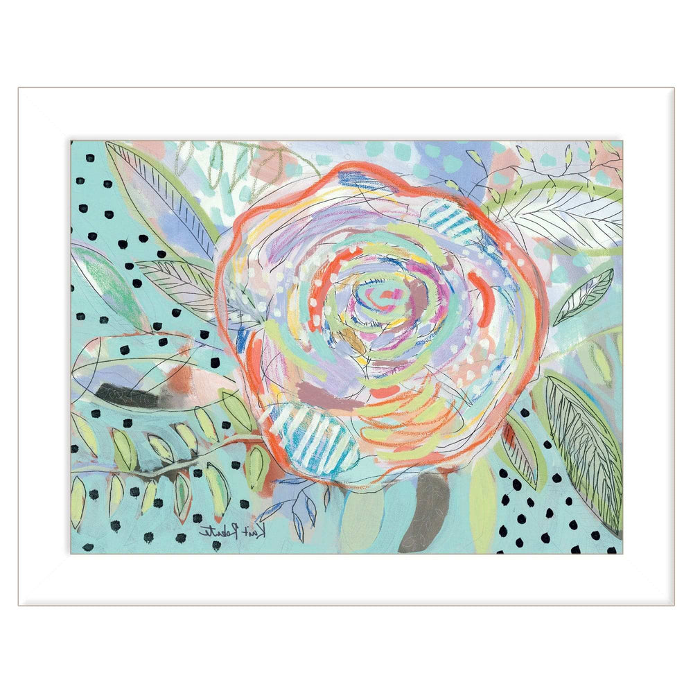 Bloom for Yourself 3 White Framed Print Wall Art - Homeroots - Flyclothing LLC