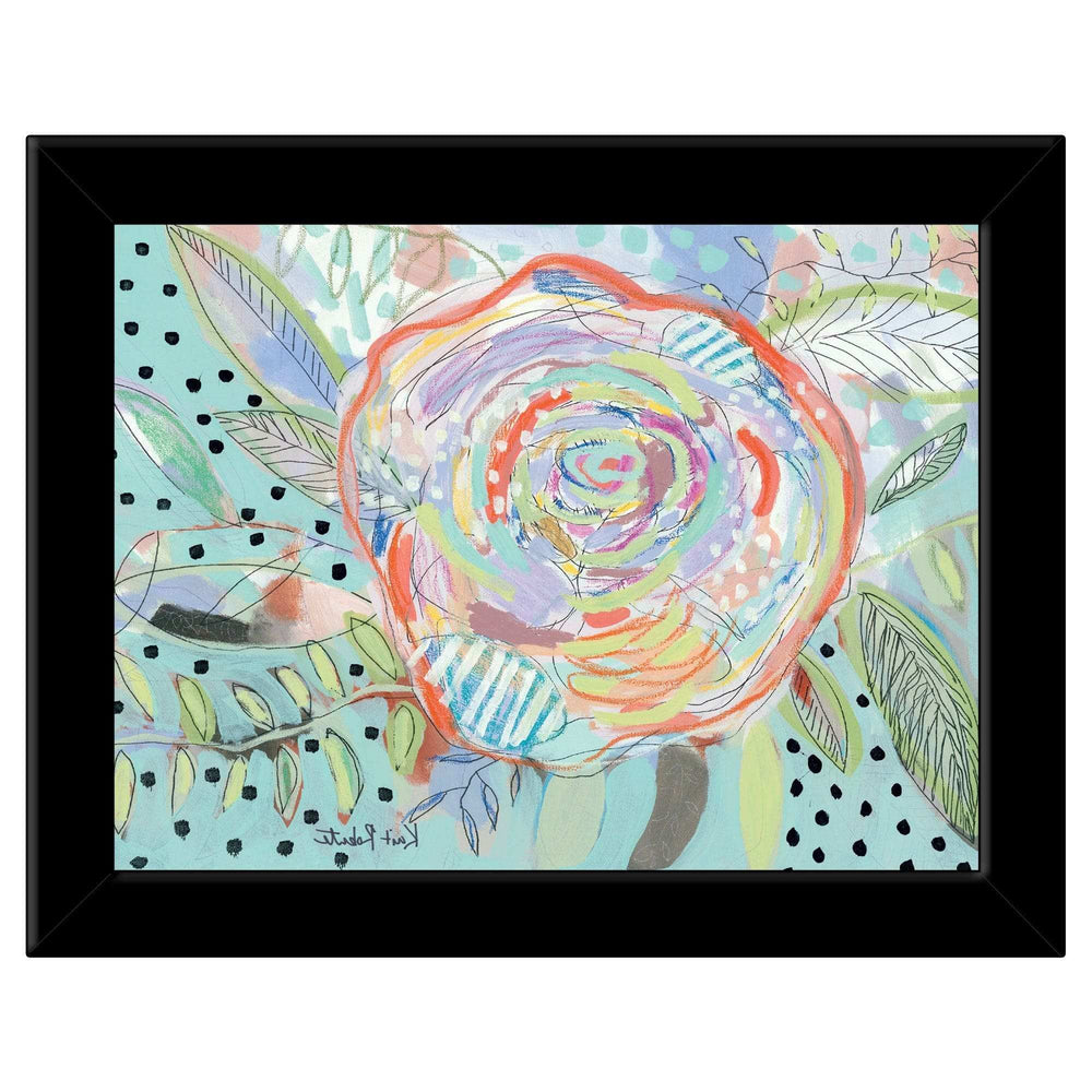 Bloom for Yourself 4 Black Framed Print Wall Art - Homeroots - Flyclothing LLC