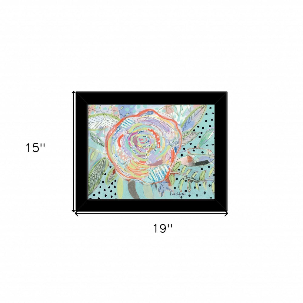 Bloom for Yourself 4 Black Framed Print Wall Art - Homeroots - Flyclothing LLC