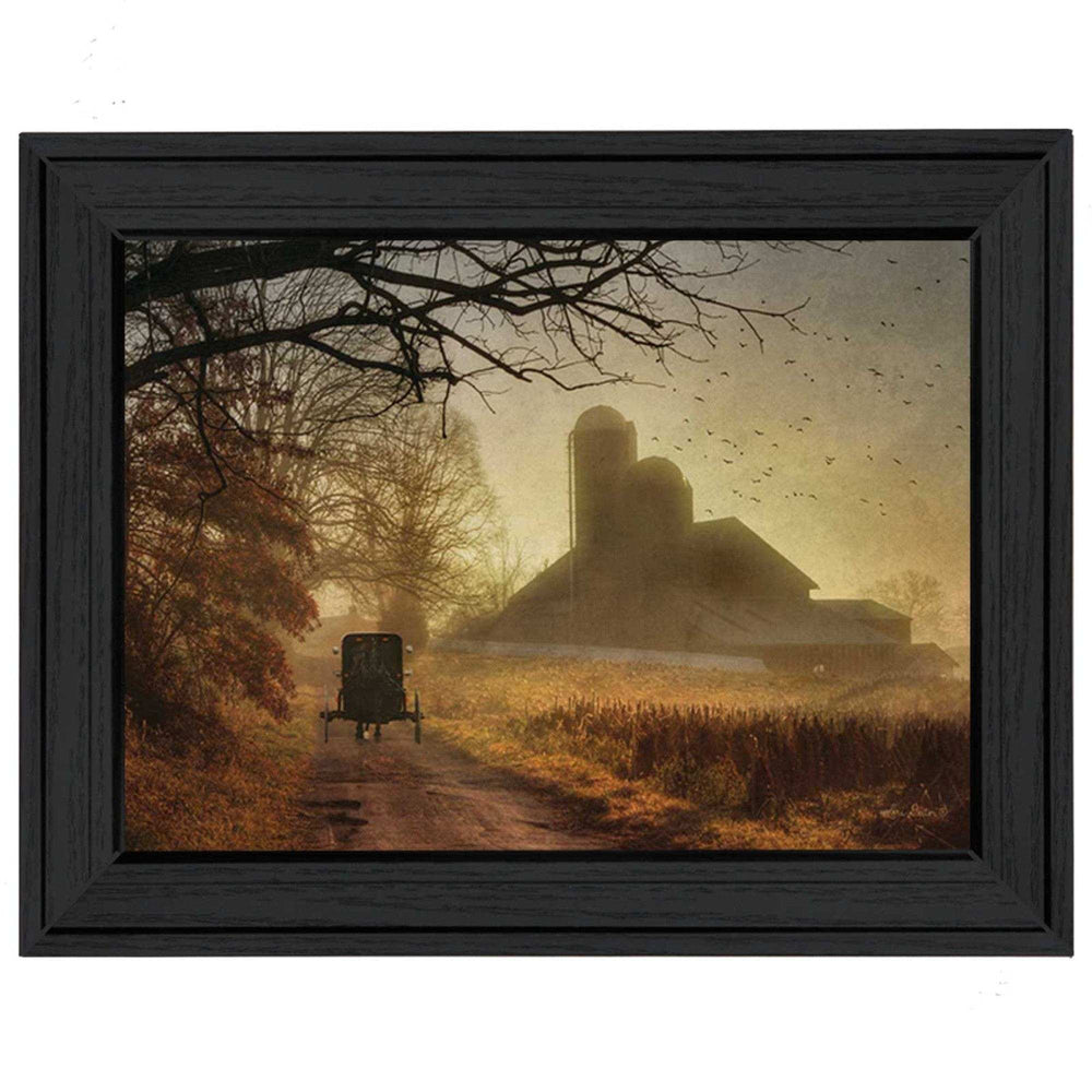 Sunday Morning 2 Black Framed Print Wall Art - Homeroots - Flyclothing LLC