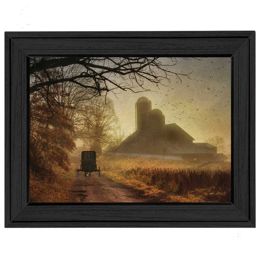 Sunday Morning 2 Black Framed Print Wall Art - Homeroots - Flyclothing LLC