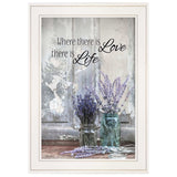 Where There is Love 2 White Framed Print Wall Art - Homeroots - Flyclothing LLC