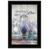 Where There is Love 3 Black Framed Print Wall Art - Homeroots - Flyclothing LLC