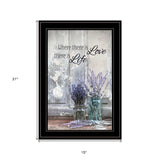 Where There is Love 3 Black Framed Print Wall Art - Homeroots - Flyclothing LLC