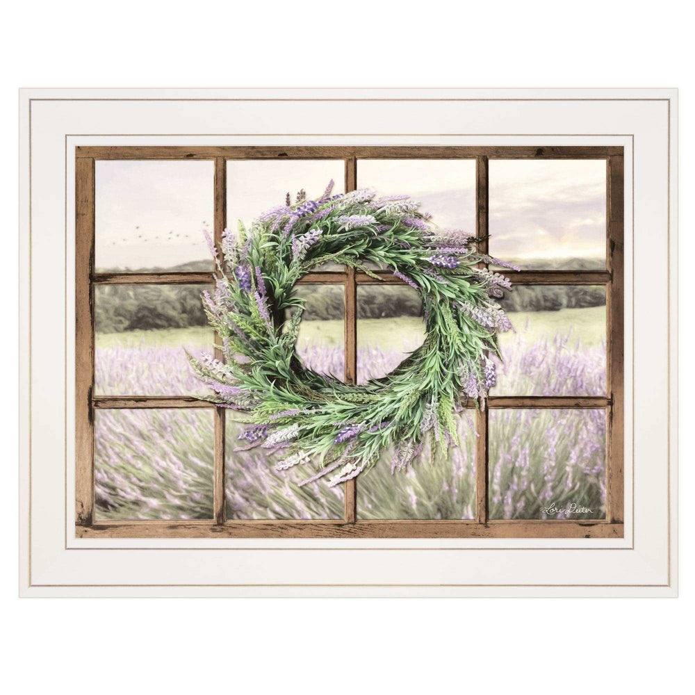 Country Gazing 3 White Framed Print Wall Art - Homeroots - Flyclothing LLC