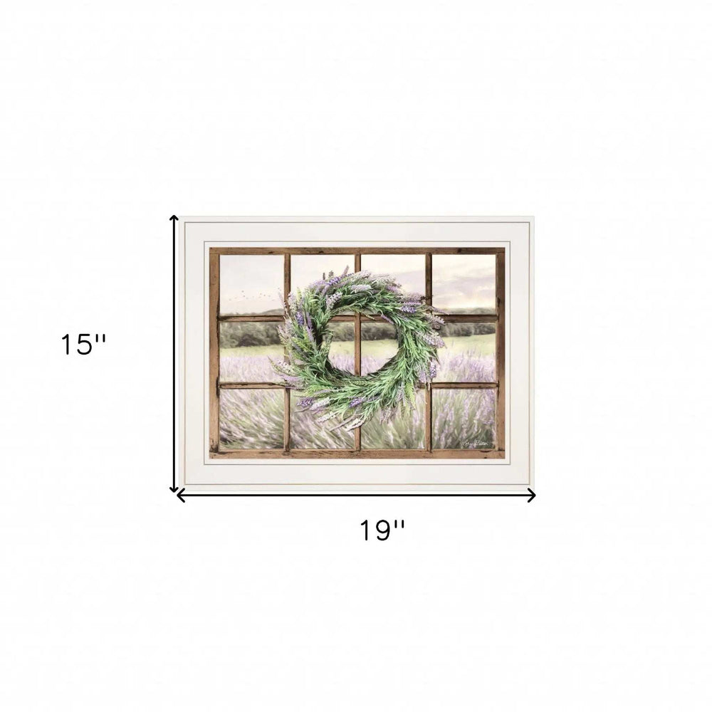 Country Gazing 3 White Framed Print Wall Art - Homeroots - Flyclothing LLC