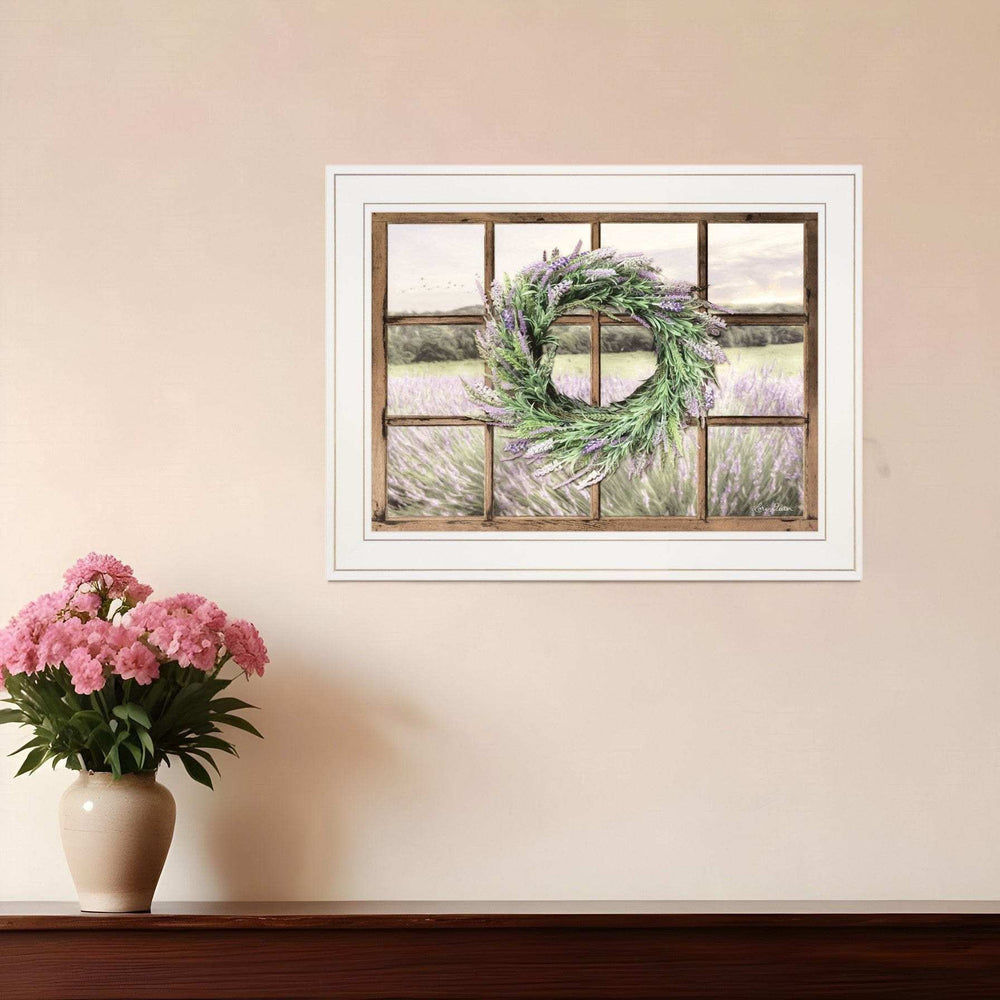 Country Gazing 3 White Framed Print Wall Art - Homeroots - Flyclothing LLC