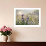 Bloom Where You are Planted White Framed Print Wall Art - Homeroots - Flyclothing LLC