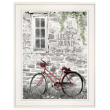 Life is a Journey 2 White Framed Print Wall Art - Homeroots - Flyclothing LLC