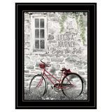 Life is a Journey 3 Black Framed Print Wall Art - Homeroots - Flyclothing LLC