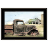 Vintage Farm Trucks I 2 Black Framed Print Wall Art - Homeroots - Flyclothing LLC