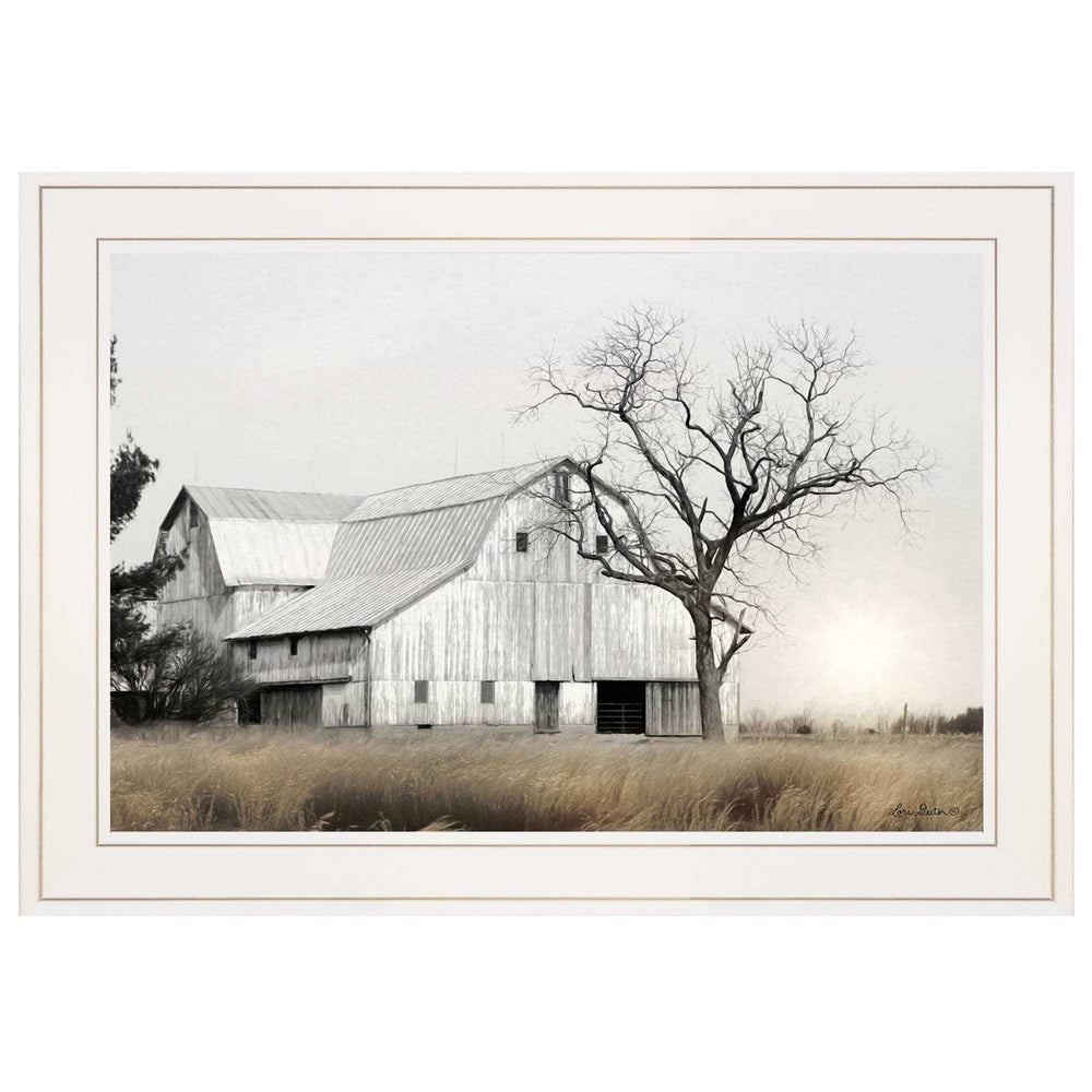 Ohio Fields I 1 White Framed Print Wall Art - Homeroots - Flyclothing LLC