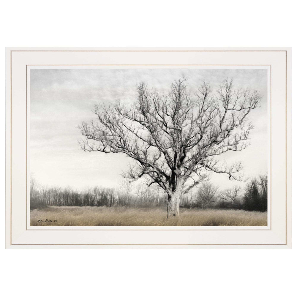 Earth and Sky 1 White Framed Print Wall Art - Homeroots - Flyclothing LLC