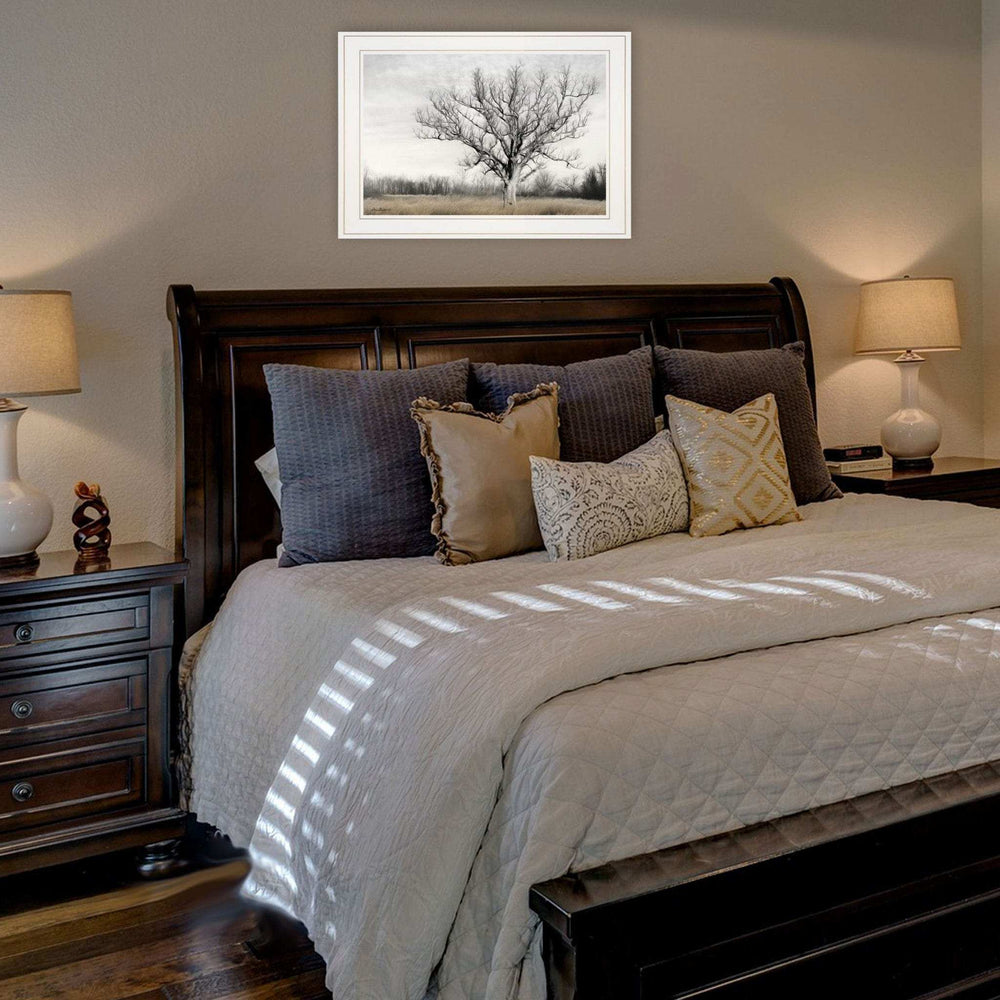 Earth and Sky 1 White Framed Print Wall Art - Homeroots - Flyclothing LLC