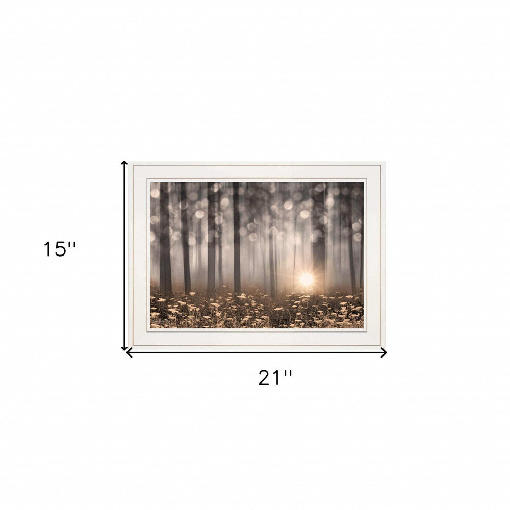 Enchanted Morning 1 White Framed Print Wall Art - Homeroots - Flyclothing LLC