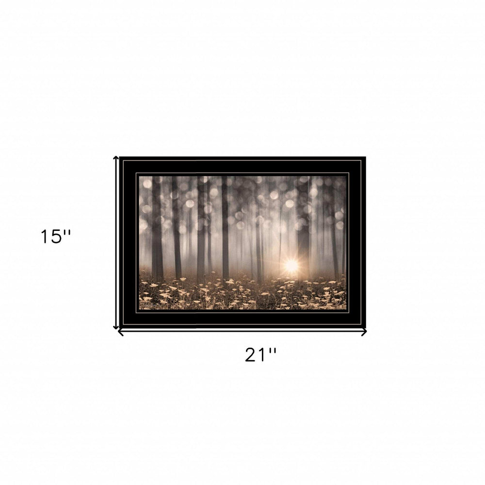 Enchanted Morning 2 Black Framed Print Wall Art - Homeroots - Flyclothing LLC