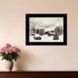 Farmhouse Christmas 2 Black Framed Print Wall Art - Homeroots - Flyclothing LLC