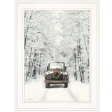 Antique Christmas 1 White Framed Print Wall Art - Homeroots - Flyclothing LLC