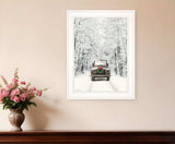 Antique Christmas 1 White Framed Print Wall Art - Homeroots - Flyclothing LLC