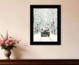 Antique Christmas 2 Black Framed Print Wall Art - Homeroots - Flyclothing LLC