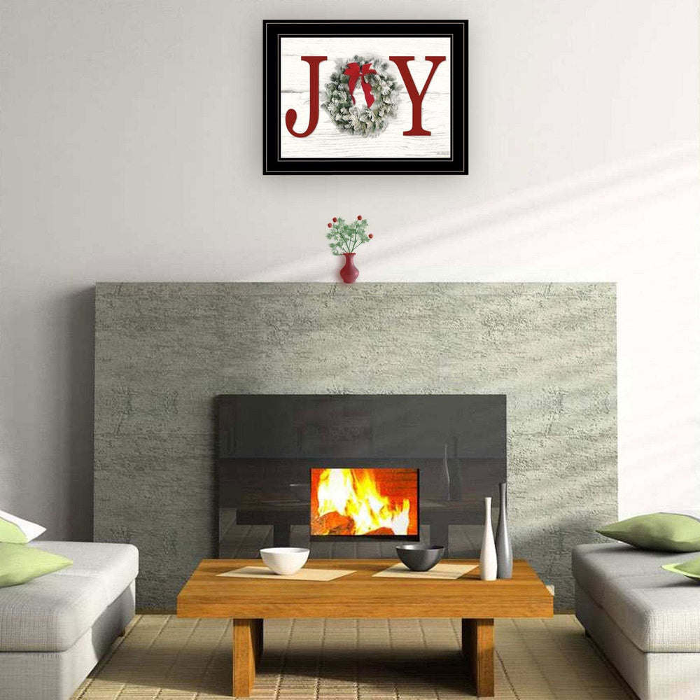 Christmas Joy 5 Black Framed Print Wall Art - Homeroots - Flyclothing LLC