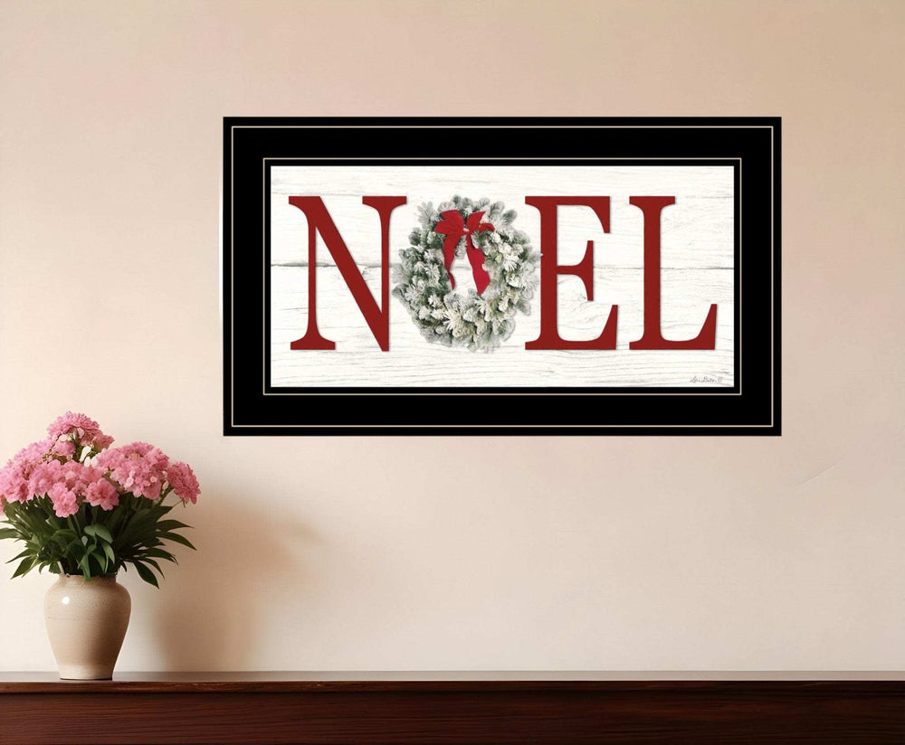 Christmas Noel 2 Black Framed Print Wall Art - Homeroots - Flyclothing LLC