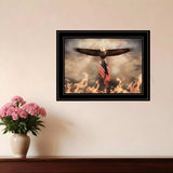 Blaze of Glory 2 Black Framed Print Wall Art - Homeroots - Flyclothing LLC