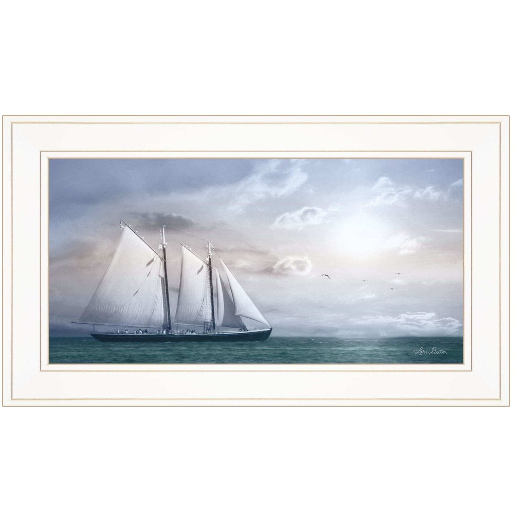 Adventure on the Seas 1 White Framed Print Wall Art - Homeroots - Flyclothing LLC