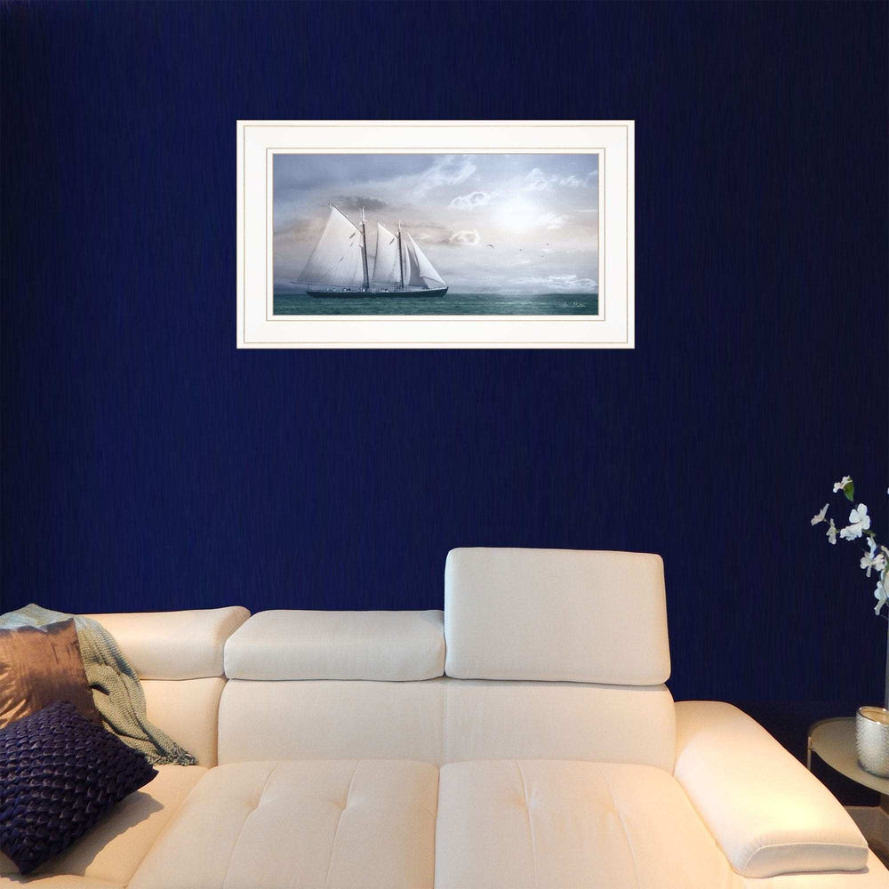 Adventure on the Seas 1 White Framed Print Wall Art - Homeroots - Flyclothing LLC
