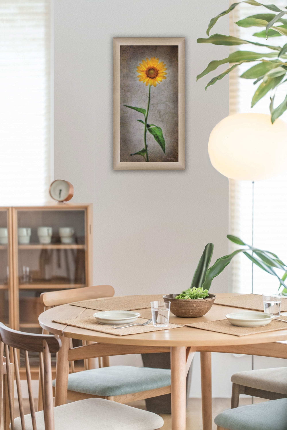 Sunflower I Brown Framed Print Wall Art - Homeroots - Flyclothing LLC