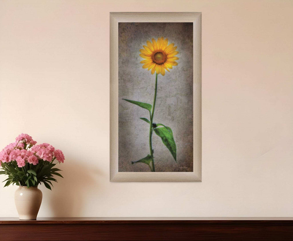 Sunflower I Brown Framed Print Wall Art - Homeroots - Flyclothing LLC