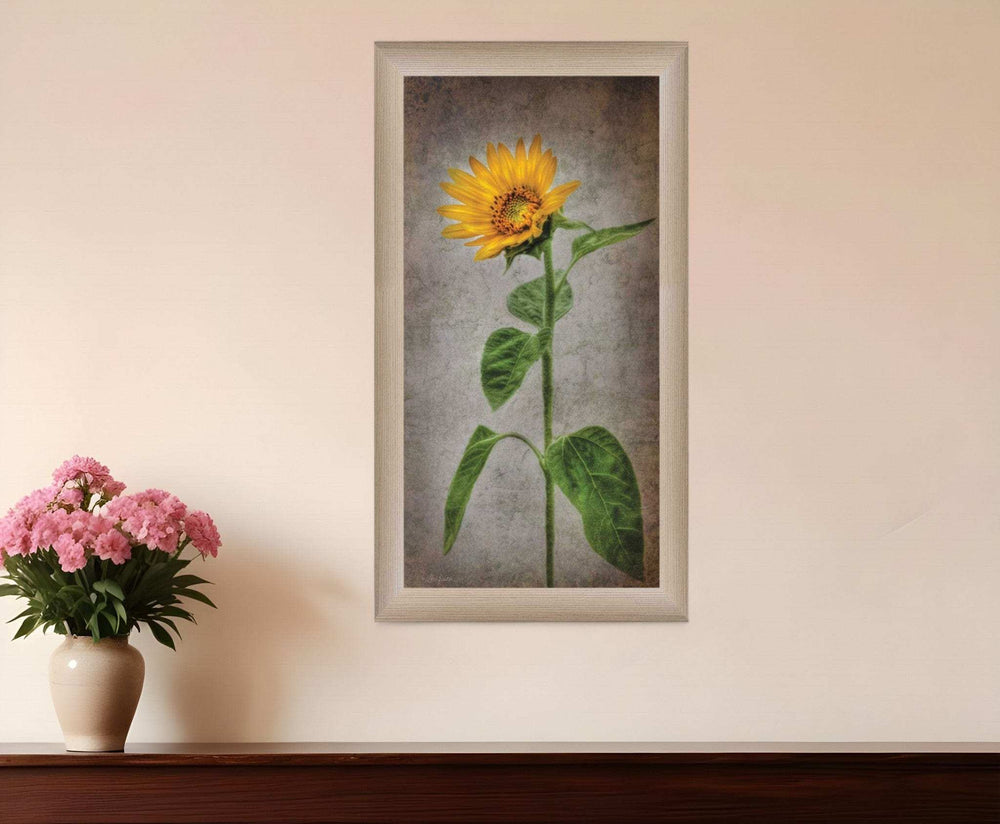 Sunflower II Brown Framed Print Wall Art - Homeroots - Flyclothing LLC