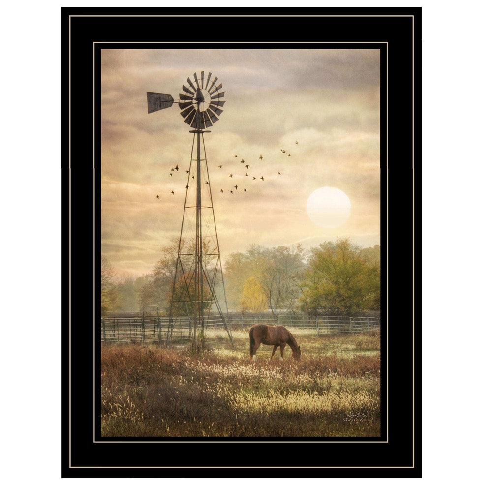 Berks Co Sunrise Black Framed Print Wall Art - Homeroots - Flyclothing LLC